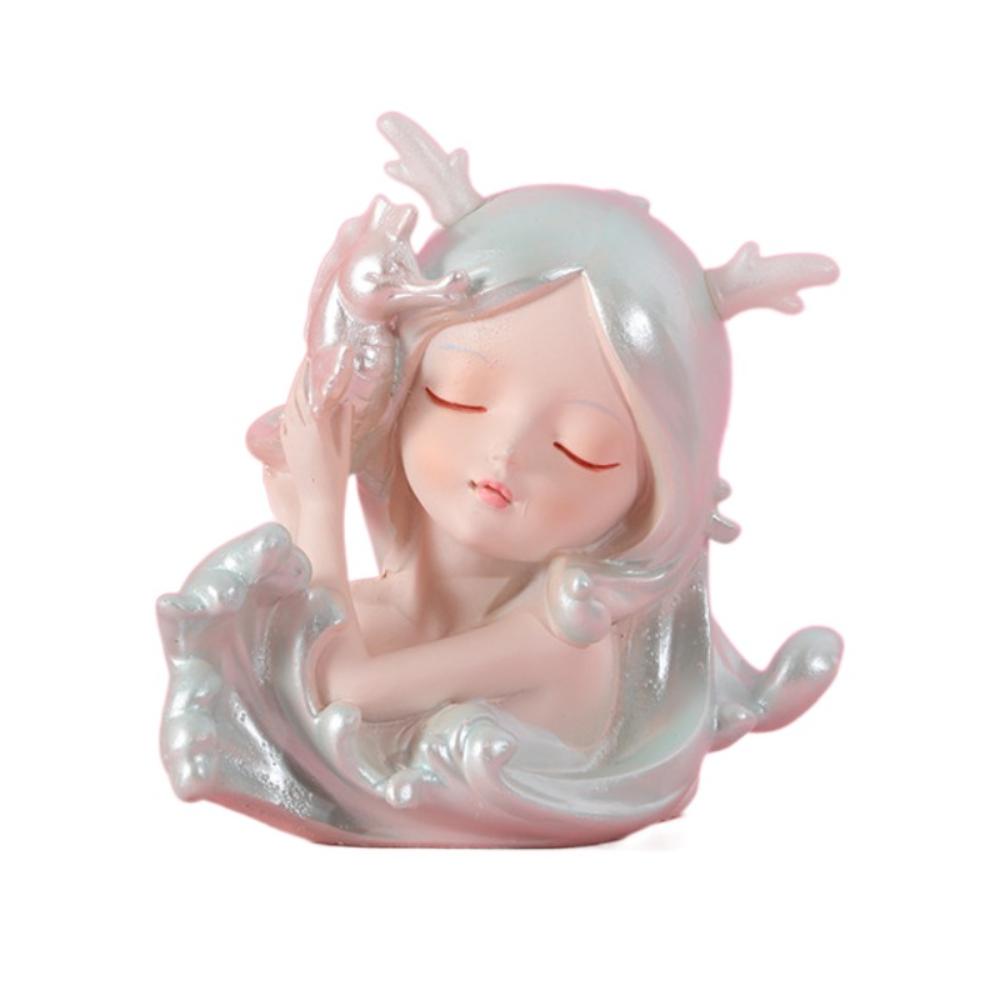 Prinzessin Meerjungfrau Kuchenaufsatz Harz Auto Armaturenbrett Dekorationen für Kinder Geschenk