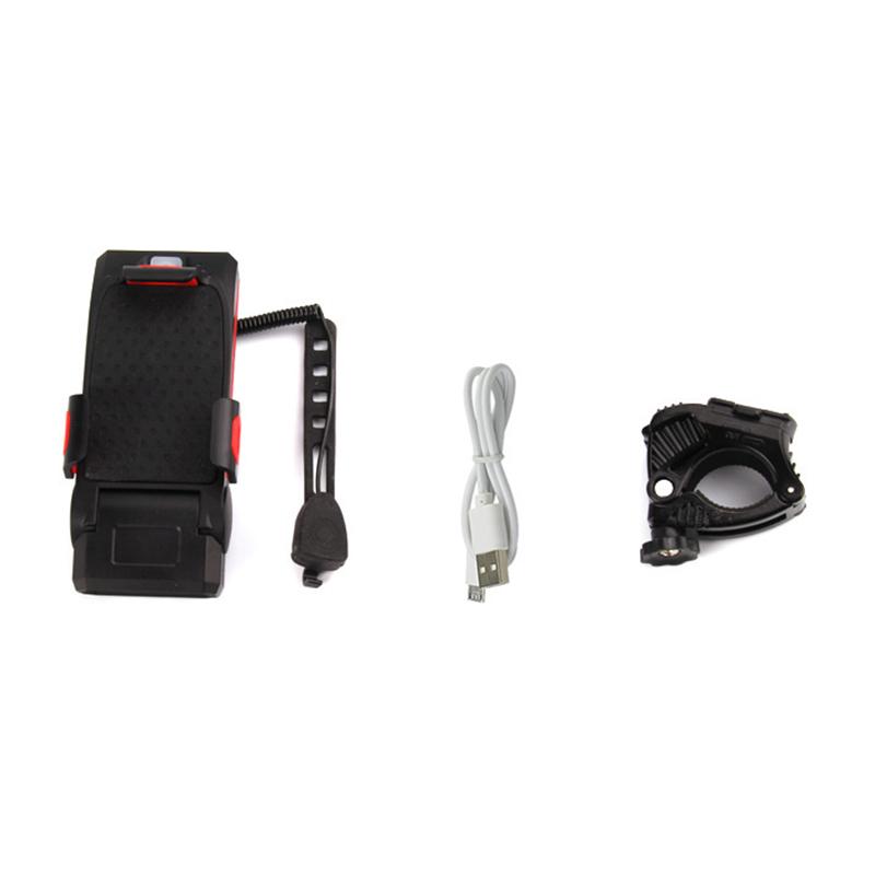 Usb Rechargeable Bike Headlight Waterproof Cycling Light Bike Horn And Power Bank Frontlight For Outdoor Cycling