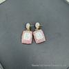 European & American Light Luxury Baroque Pearl Set with Czech Diamonds & Medieval Raw Stone - Three-Piece Set.