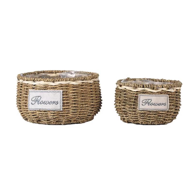 Handmade Woven Flower Basket