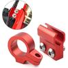 GZYF Red Motorcycle Front Brake Cable Clamp, Aluminum Brake Hose Clamp for HONDA CR80R/85R, CR125R/250R, CRF150R-450R