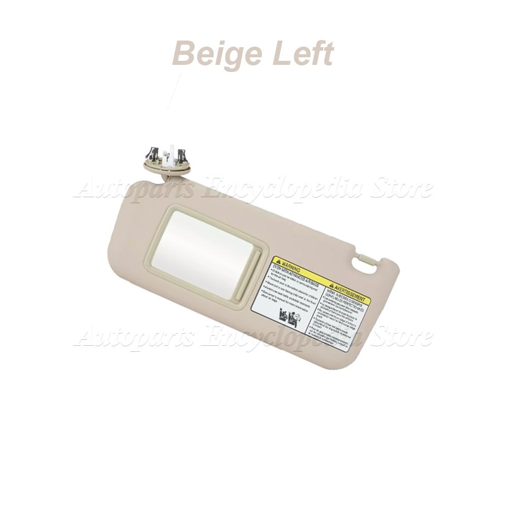 Sun Visor Block Shade For Toyota RAV4 2006-2013 74320-42501-A1 74320-42501-B2 Beige Car Left Right Replace