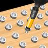 S2 Steel Internal Hex Bit High Hardness Magnetic Screwdriver Bit  for Pneumatic Screwdriver