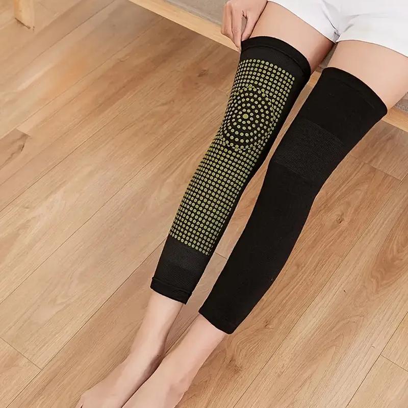 1 Paar Kniewärmer Geeignet für ältere Menschen Wintersportausrüstung Sport-Knieschützer Rutschfestes Design Bequem Lang/Kurz