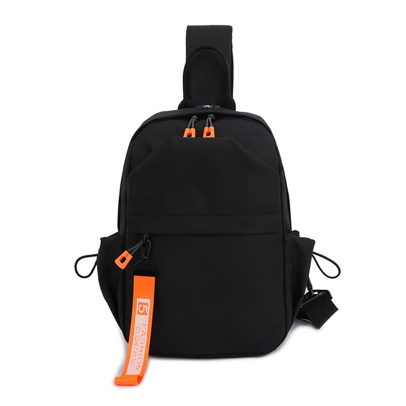 Casual breast bag, chest small satchel, outdoor sports running boys messenger bag, light and anti-splashing Korean version of tide youth