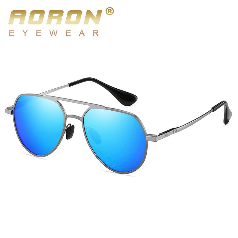 aoron Driver Driving Sunglasses Men's Metal Polarized Sunglasses Driving Color-changing Glasses