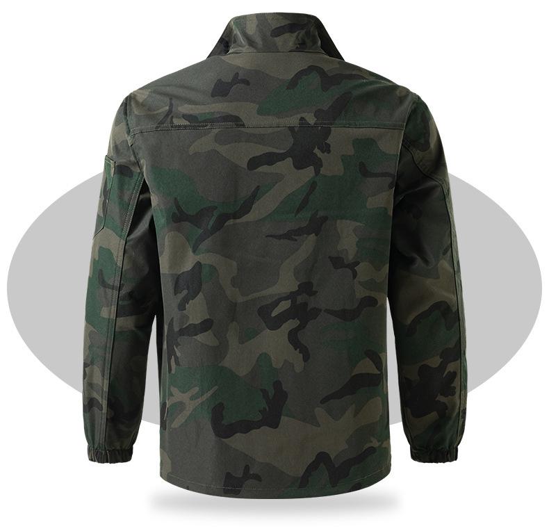Men's Breathable Tactical Workwear Set - Wear-Resistant Jacket for Spring & Autumn Outdoor Mountaineering and Sports.