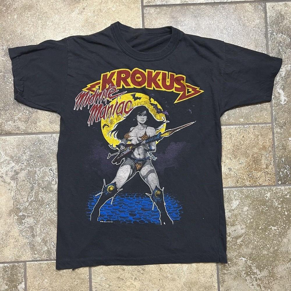 Krokus Band T-shirt Cotton Tee For Men Women S-234XL BO1107 Unisex T-Shirt XXXXL