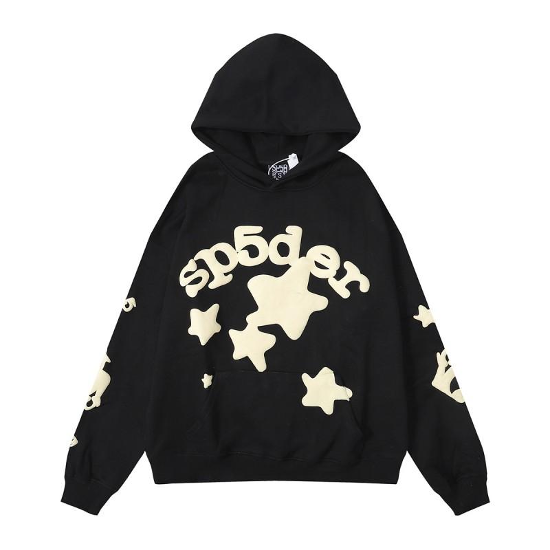 Unisex Oversized Hoodie With Puff Print Letter Design Streetwear Casual Sweatshirt Teens Adults