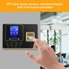 2.8inches TFT LCD Screen Face Fingerprint Recognition Machine Time Attendance Clock Recorder