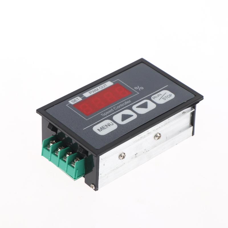 PWM Līdzstrāvas motora ātruma regulators Digitālais displejs Jaudas regulators Līdzstrāva 6-60V 30A Ātruma regulators Lēns starts Apstādināšanas regulators