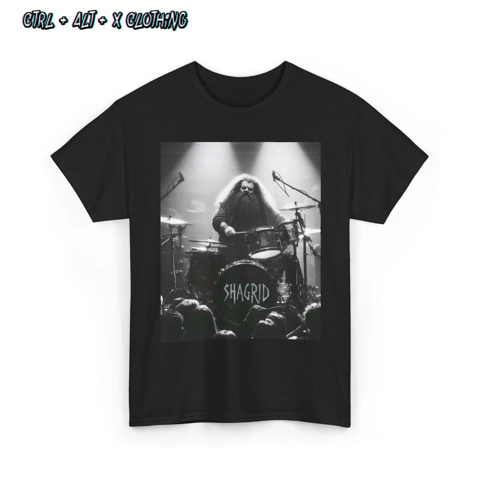 Harry Potter Hagrid Drummer Shagrid T-Shirt, Funny Graphic Tee, Movie Fan Gift, S
