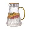 Segana Hammered Glass Pitcher & Drinkware
