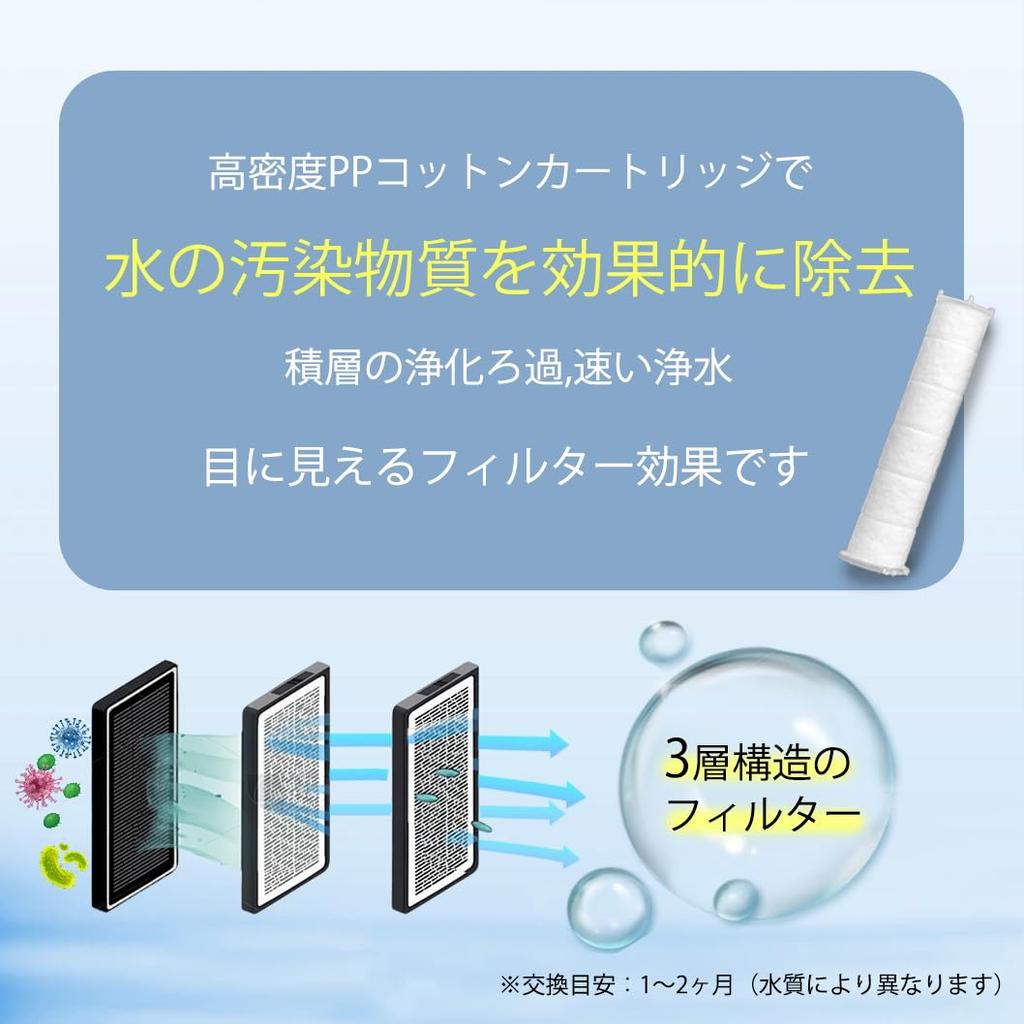 Innodenki Shower Mist Shower Head with Water High Cleaning Purifying Removing Beautifying Gentle on the Water Stop 4 Water Flow Settings Includes 4