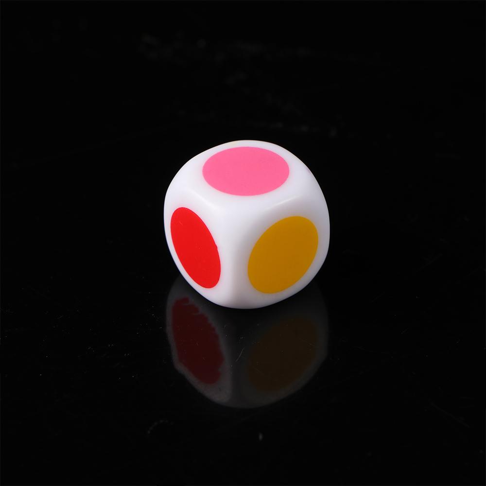 For Kids Family 5Pcs/Lot Board Game 16 Mm Acrylic Six Sided White Color Dices Cube Dice