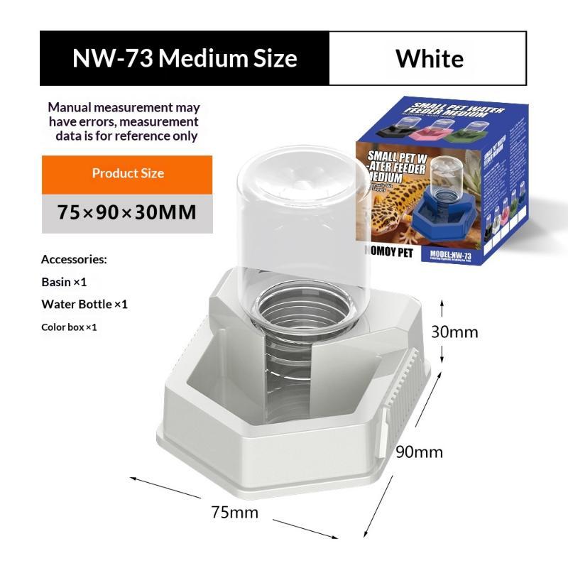 Reptile Food Feeder Bowl,Ornament Portable Easy To Clean,Drinking Tool Feeding Accessories Water Dispenser For Snakes Tortoise