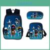 Set Rucsac Școlar Astro Bot Robot Spațial pentru Copii Cu Imprimeu Desen Animat Pentru Elevii din Școala Primară