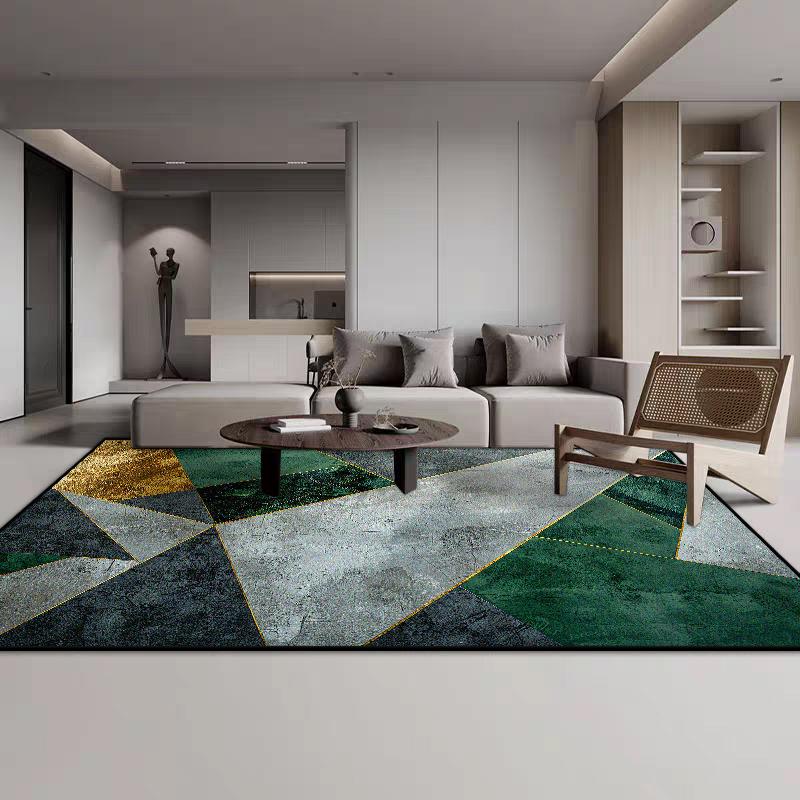 Nordic Geometric CARPET FOR LIVE ROOM Home Decoration Bedroom Luxury Large Area Rugs Flannel Antiskid Lounge Floor Mats Non-slip