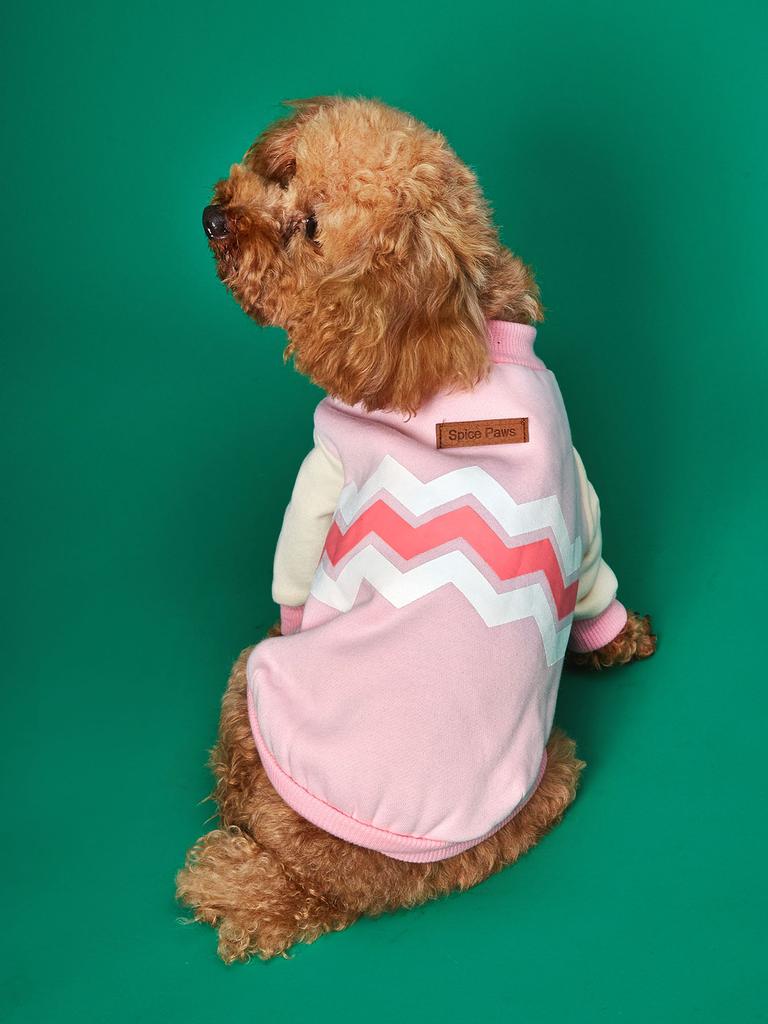 Pet Clothes for Dog Cat Puppy Hoodies Coat Wavy Line Sweatshirt Dog  Outfits for Small Medium Dog Cat Cloth