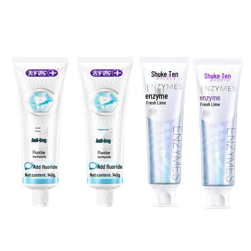 

Shuke Enzyme Whitening & Anti-Cavity Toothpaste 4-Pack