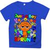 Camiseta Infantil de Verano con Estampado de Dibujos Animados para Niños Camiseta Casual de Manga Corta Ropa para Bebés Niñas