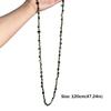 Bohemian Antique Necklace Colorful and Green Double Layers Necklace Long Necklace  Women Girls