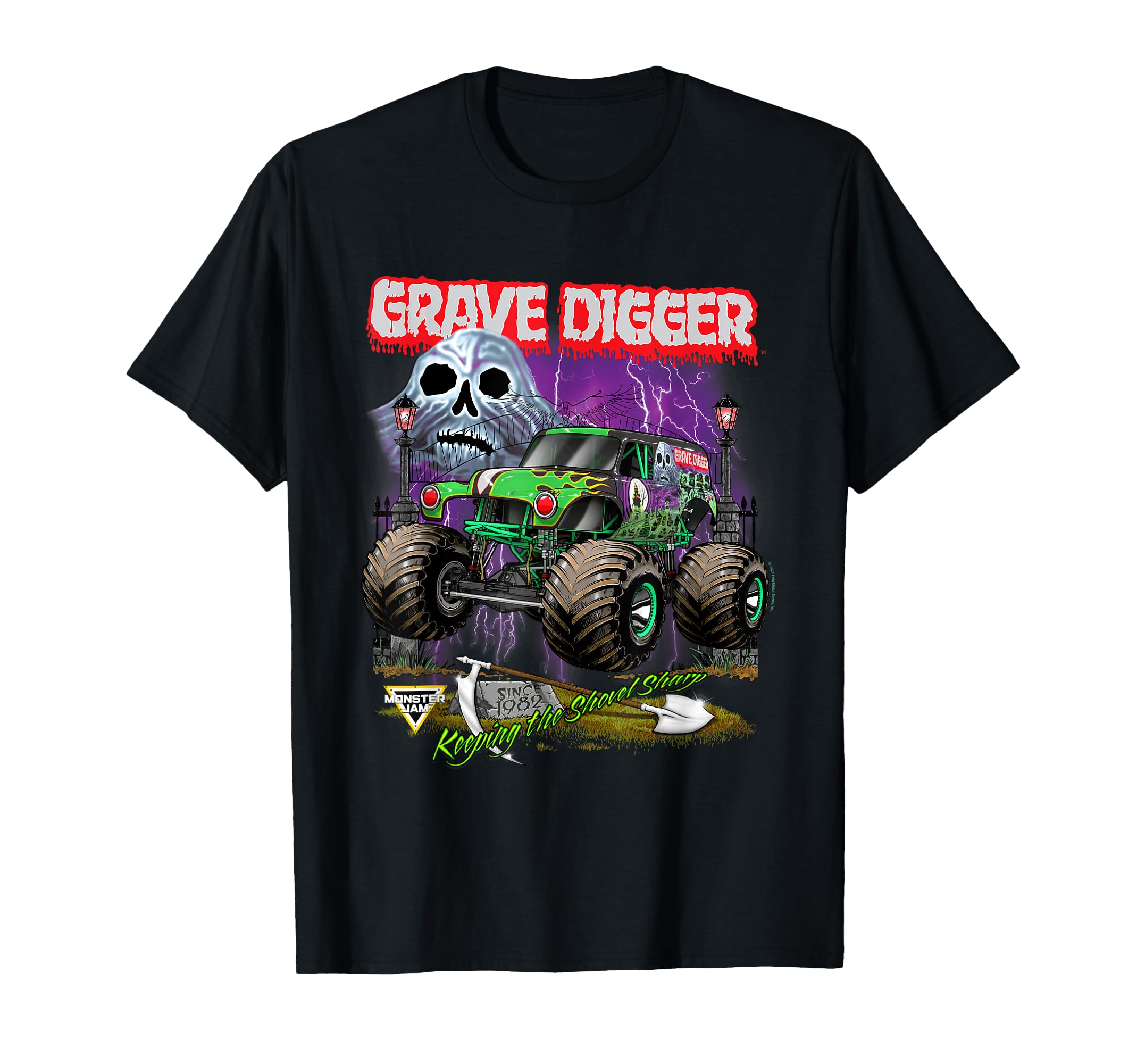 

Monster Jam Grave Digger Shovel Sharp T-Shirt
