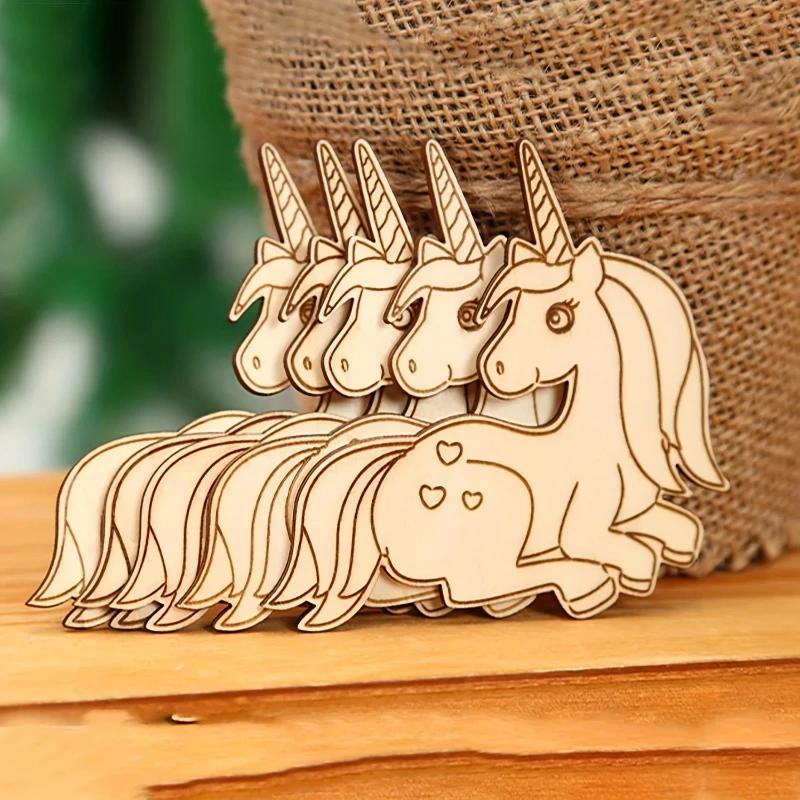 Top Quality Unicorn Craft Unicorn Wooden Craft Set, Unicorn Craft Painting, Painting with Unicorn, Wooden Craft Set