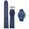 20mm Watch Band for and Rubber Watch Band with Silicone Waterproof and Includes Adjustment Tool and Spring Omega, Swatch, MoonSwatch, Omega,