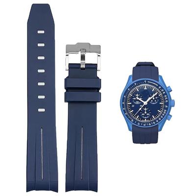 20mm remienok na hodinky pre a Gumový remienok na hodinky so silikónovým vodotesným a obsahuje nástroj na nastavenie a pružinu Omega, Swatch, MoonSwatch, Omega,