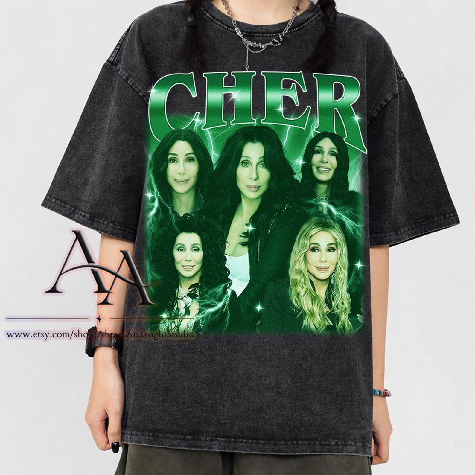 Mineral Wash Tee Cher Believe Tour Shirt, Comfort Color Unisex Cotton Shirt XL