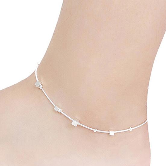 Anklet Exquisite Adjustable Women Star Heart Beads Pendant Foot Bracelet for Shopping