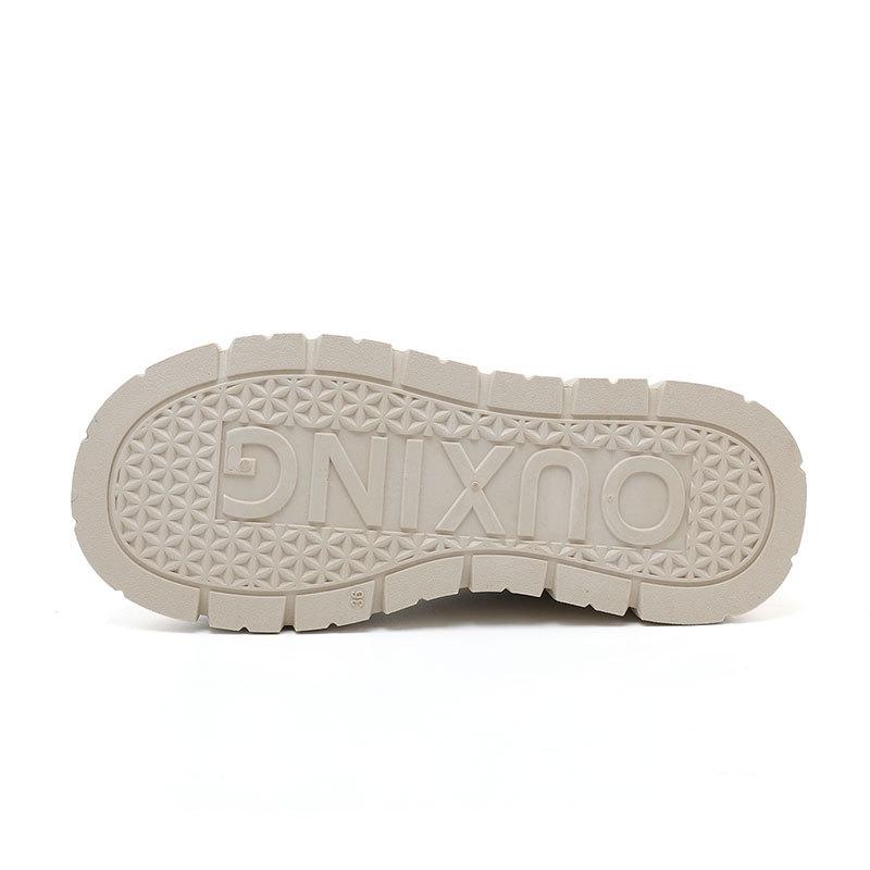 SH new spring and summer high-top muffin shoes thick-soled simple heightening board shoes student college style