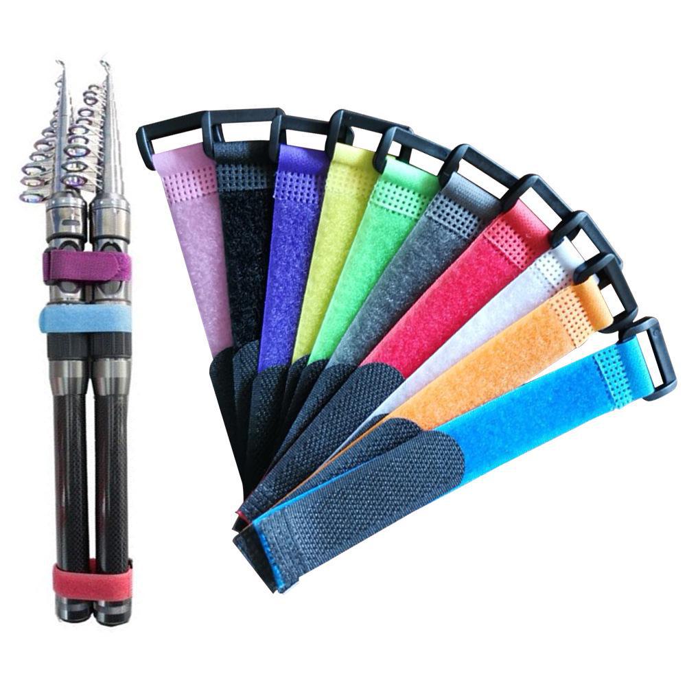 Nylon Fishing Rod Velcro Tie - Outdoor Gear Lure Strap