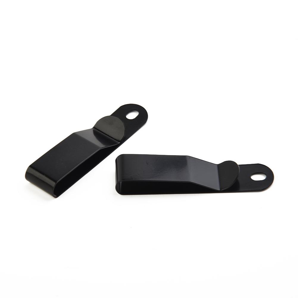 Brand New Steel Belt Clip 62.5*15mm Electroplating Matte Black