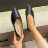 New Pointed Flat Shoes  European and American Shallow Mouth Single Shoes Non-slip Versatile Soft Sole  Single Shoes