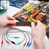 35Pcs Multimeter Test Lead Kit Portable Banana Plug To Alligator Clip Test Lead with Test Probe Back Probes Kit Alligator Clip