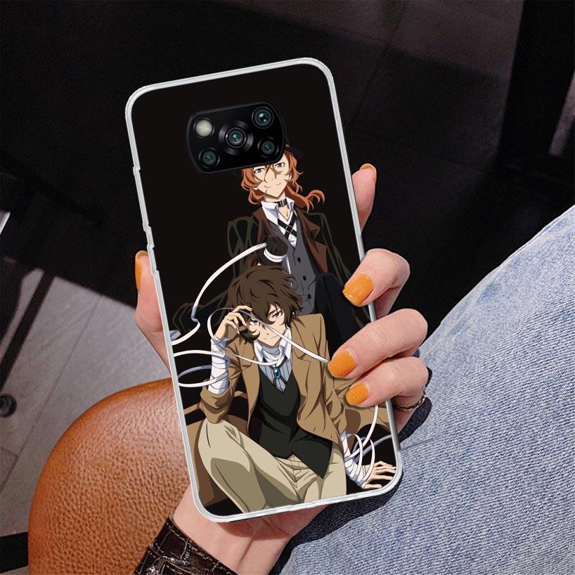 Bungo Stray Dogs Double Black Phnoe Case for Xiaomi Poco X5 X6 X7 Pro X4 Gt F7 Ultra M8 M7 Redmi 15C 15 13C 13 12C 12 Unique Cov
