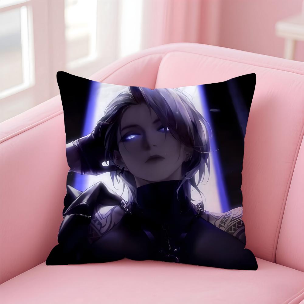Game anime P-Path to N-Nowhere Cushion Cover Comfortable Reversible Pillow Cover Ideal for Car Sofa Bedroom & Beyond