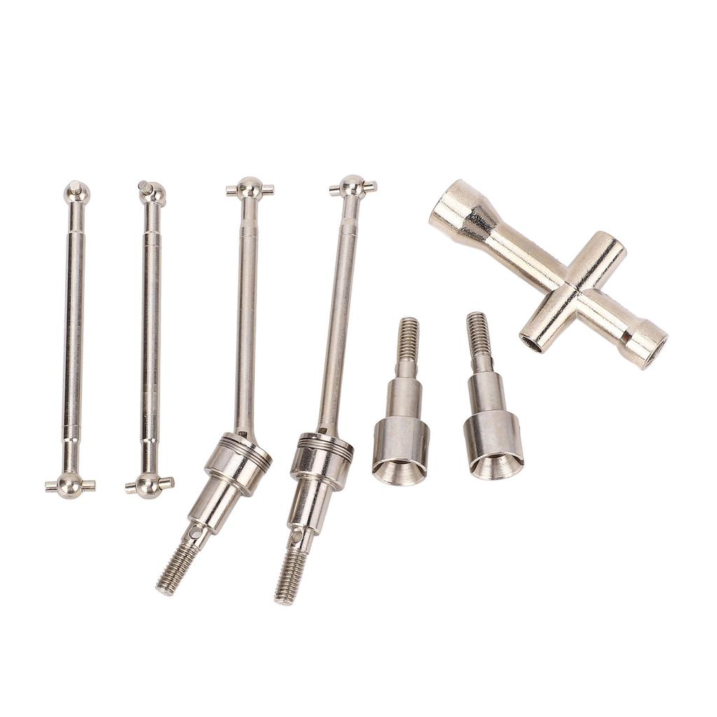 Front and Rear Drive Axle Set Metal Drive Shaft Replacement for 16101PRO 16102 16103 16201 Brushless High Speed RC Car