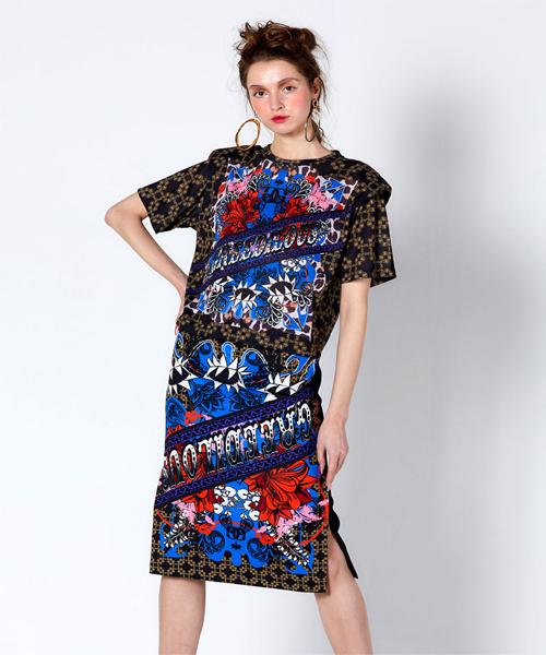 GREEDILOUS Padded Shoulder T-Shirt