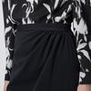 Langzi Asymmetrical Pleated Midi Skirt