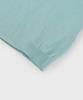 PANICALE Aqua Herringbone Cotton Short Sleeve Knit
