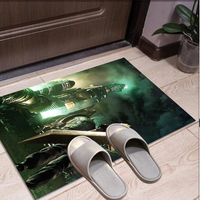 Final Fantasy Pattern Rug, Indoor/Outdoor Mat, for Picnic, Gameroom, Bedroom, Office, Living Room, Home Decor Carpet, Birthday Gift