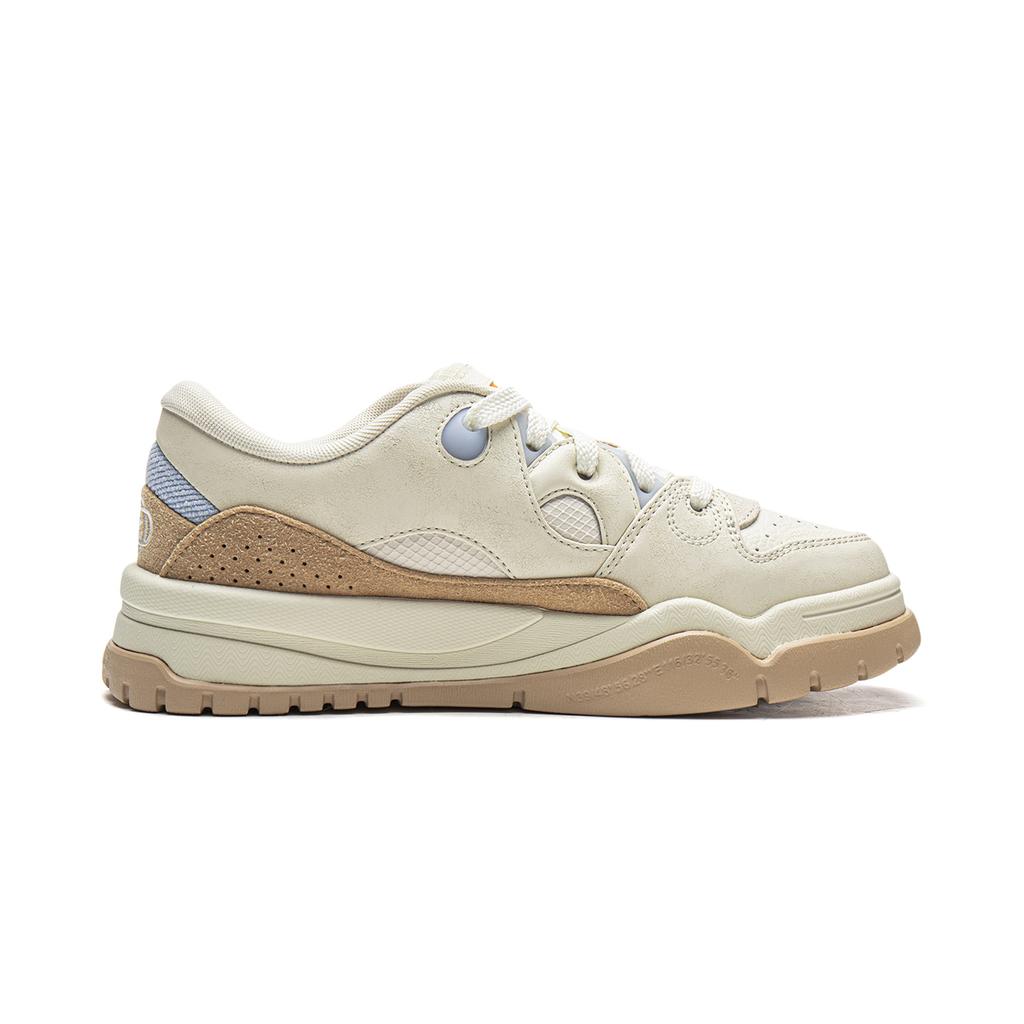 Li Ning Trendy Leap Slip Resistant Cushioning Abrasion Resistant Lightweight Low top Skateboard Shoes Women's AGCW012-4