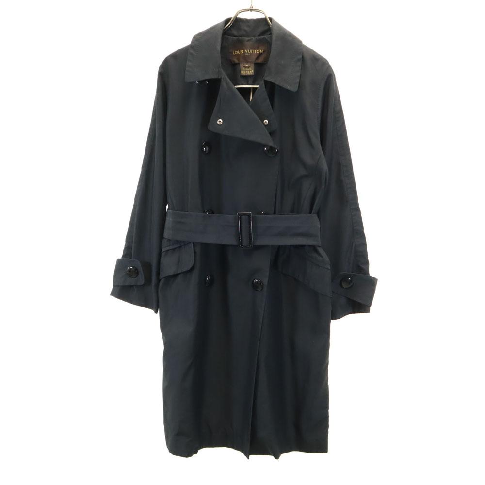 LOUIS VUITTON Made in France trench coat 40 charcoal Women Used