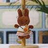 Plush Bunny Keychain Toy With Polyester Fiber For Kids And Adults