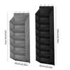 Wall Hanging Storage Bag Multi-pockets Large Capacity Waterproof  Hanging Organizer With 4 Hooks Sundries Storage Pouches