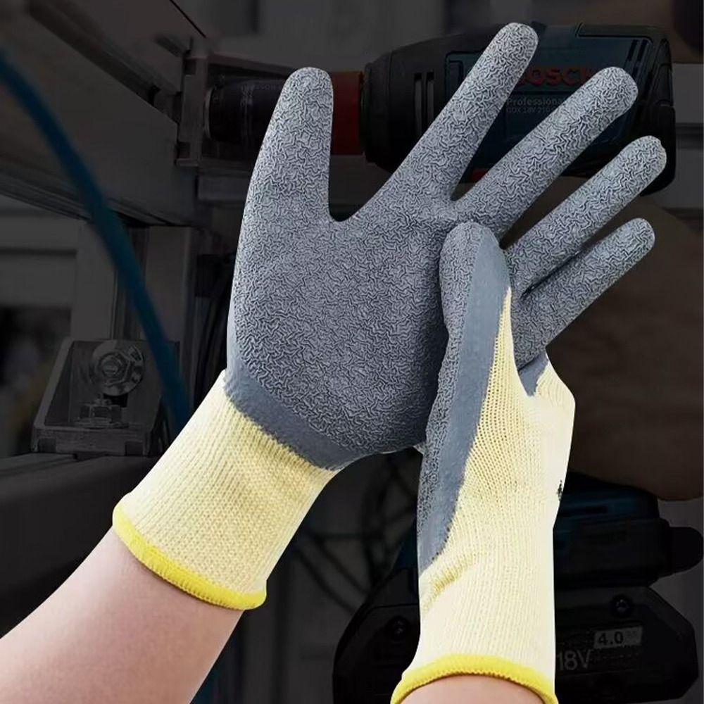 Flexible Electrician Work Gloves 400V Rubber Gloves Mittens Protective Gloves  Hand Protection