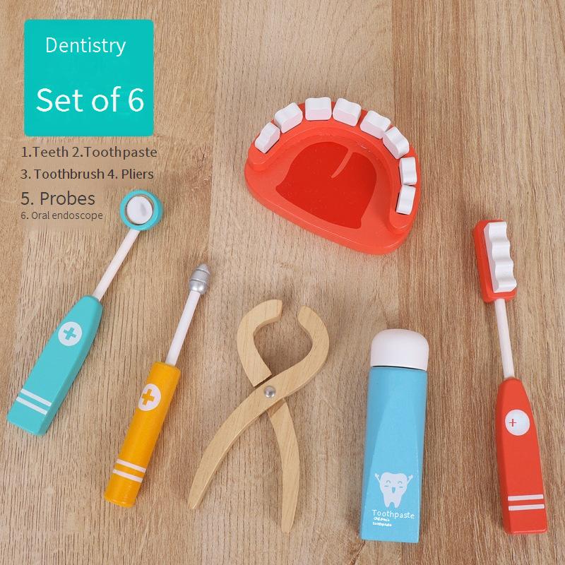 High-Quality Wooden High-Quality Doctor High-Quality Play High-Quality House High-Quality Toy Collection kit High-Quality Simulation High-Quality